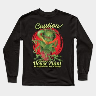 Venus Fly Trap Carnivorous Untrained House Plant Design Long Sleeve T-Shirt